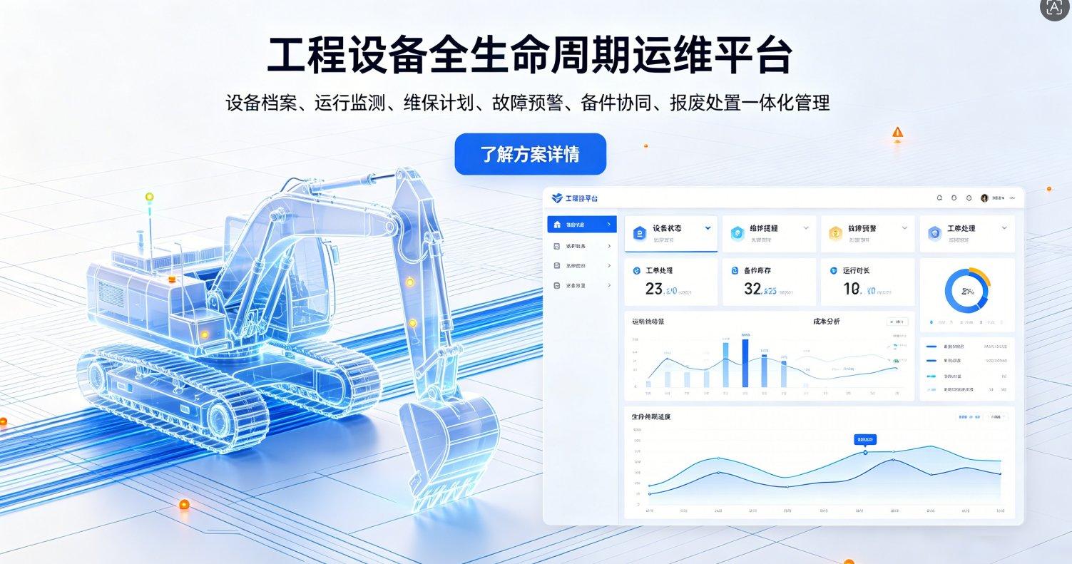 工程设备全生命周期智能运维平台